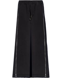 DSquared² - Zip Detailed Wide-Leg Pants - Lyst