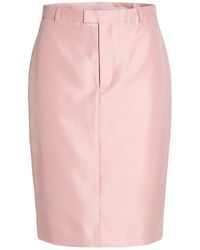 Gucci - Silk Faille Skirt - Lyst