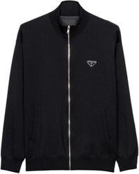 Prada - Superfine Wool Cardigan - Lyst