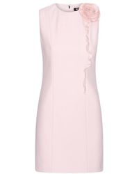 ROTATE BIRGER CHRISTENSEN - Flower Ruffle Mini Dress - Lyst