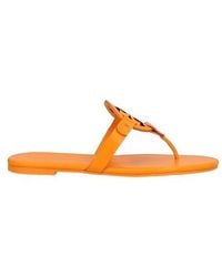 Tory Burch - Simple Leather Flip-Flops - Lyst