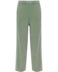 American Vintage - Waffle-Knit Elasticated-Waist Trousers - Lyst