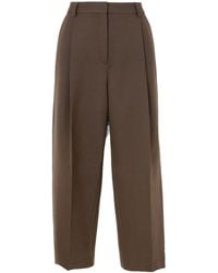 TOTEME - Pauli Pleated Tapered Casual Pants - Lyst