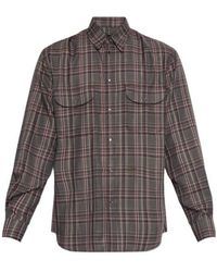 DSquared² - Check-Pattern Flap-Pocket Shirt - Lyst