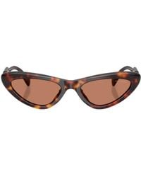 Miu Miu - Eyewear Cat Eye Frame Sunglasses - Lyst