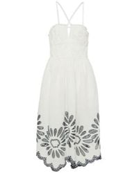Ulla Johnson - A Mid-Thigh Length Dress With A Thin Shoulder Strap - Lyst