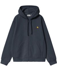 Carhartt - American Script Zip-Up Hoodie - Lyst