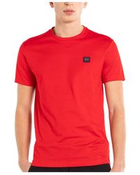 Paul & Shark - Round-Necked T-Shirt - Lyst