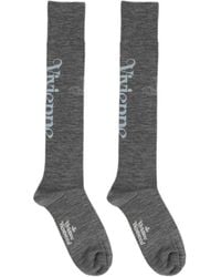 Vivienne Westwood - Logo Knee-High Socks - Lyst