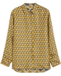 Max Mara - Reversible Printed Silk Shirt - Lyst