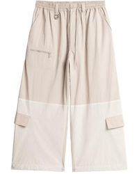 Y-3 - Cropped Straight Leg Pants - Lyst