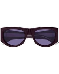 Gucci - Eyewear Irregular-Frame Sunglasses - Lyst