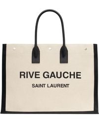 Saint Laurent - Rive Gauche Large Tote Bag - Lyst