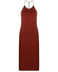 Bottega Veneta - Open Back Halter Dress - Lyst