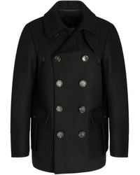 DSquared² - Double-Breasted Pocket Coat - Lyst