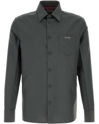 Gucci - Horsebit Technical Panama Shirt - Lyst