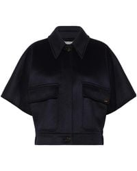 Max Mara - Draped Boxy Cape - Lyst