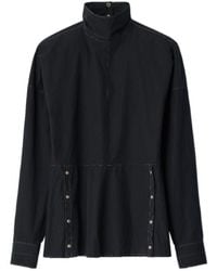 Lemaire - High Neck Press-Stud Top - Lyst