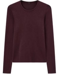 JOSEPH - Long-Sleeve Round-Neck Sweater - Lyst