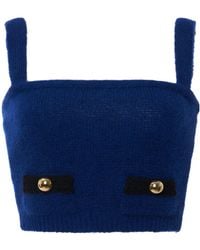 Alessandra Rich - Knitted Tank Top - Lyst