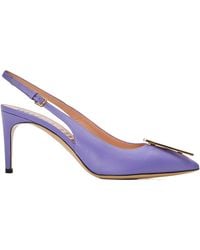 Moschino - Logo-Detailed High-Heeled Sandals - Lyst