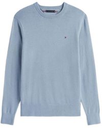 Tommy Hilfiger - Cotton Cashmere Crew Neck Jumper - Lyst