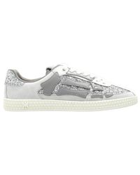 Amiri - Pacific Bones Glitter Low-Top Sneakers - Lyst