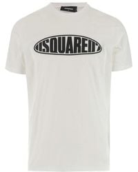 DSquared² - Logo-Printed Crewneck T-Shirt - Lyst