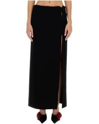 Magda Butrym - Side Slit Long Skirt - Lyst