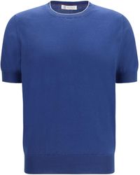 Brunello Cucinelli - Crew Neck Short-Sleeved T-Shirt - Lyst