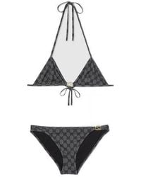 Gucci - Printed Gg Stretch Jersey Bikini - Lyst
