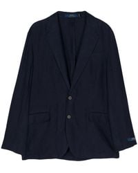 Polo Ralph Lauren - Single-Breasted Linen Blazer - Lyst