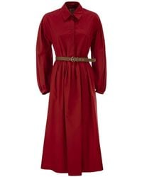 Max Mara - Mstmarmo Cotton Sat - Lyst