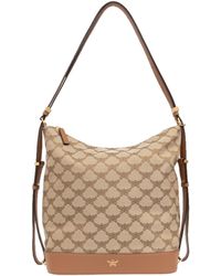 MCM - Himmel Monogram Jacquard Hobo Bag - Lyst
