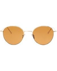 TOTEME - Logo-Engraved Round-Frame Sunglasses - Lyst