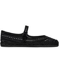 Tory Burch - Open Weave Strap Espadrilles - Lyst