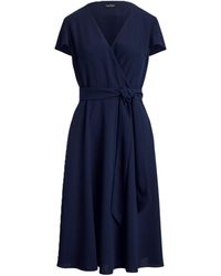 Ralph Lauren - Woven-Wrap-Dresses-Triple Ggt-R - Lyst