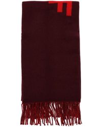 Marc Jacobs - Logo Fringed Scarf - Lyst