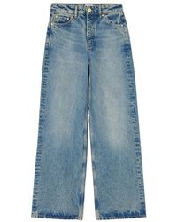 Ganni - Izey Tint Rigid Denim Jeans - Lyst