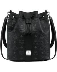 MCM - Dessau Visetos Medium Bucket Bag - Lyst