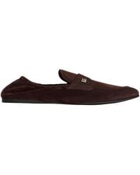 Dolce & Gabbana - Logo Plaque Loafers - Lyst