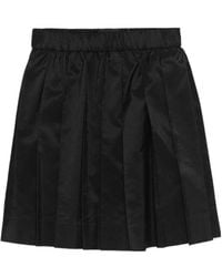 Simone Rocha - Elasticated-Waist Pleated Mini Skirt - Lyst