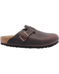 Birkenstock - Boston Faded Effect Slip-On Mules - Lyst