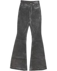 Rick Owens - Distressed Flared Jeans - Lyst