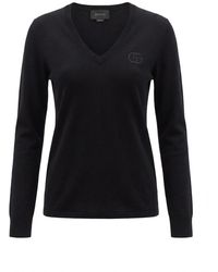 Gucci - Fine Cashmere Silk Top With Embroidery - Lyst
