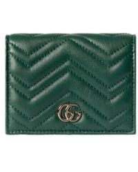 Gucci - Gg Marmont Card Case Wallet - Lyst