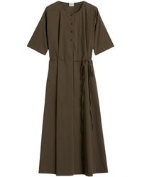 Aspesi - Button-Down Short-Sleeved Dress - Lyst