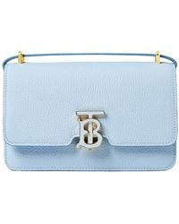 Burberry - Grained Leather Mini Tb Bag - Lyst