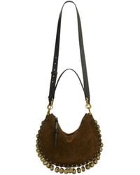 Isabel Marant - Oskan Soft Studded Shoulder Bag - Lyst