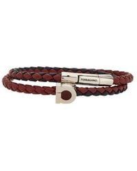 Ferragamo - Double-Loop Bracelet With Buckle - Lyst